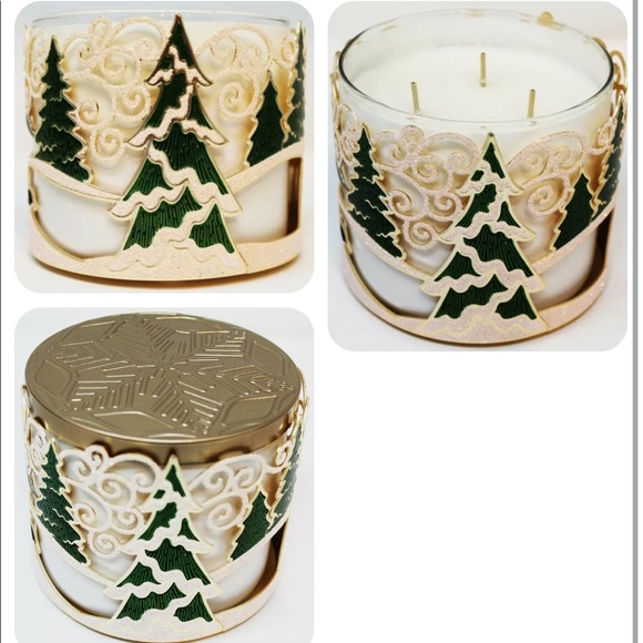 Bath & Body Works Candle Holder Christmas Holiday Polar Bear Sleeve - Picture 3 of 7